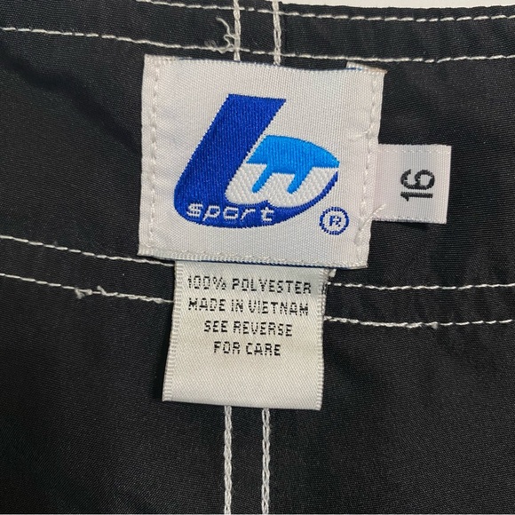 Vintage 1990’s Y2K women’s BW Sport Board shorts Black size 16 - Picture 4 of 8